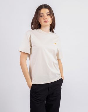Carhartt WIP W' S/S Chase T-Shirt Natural/Gold