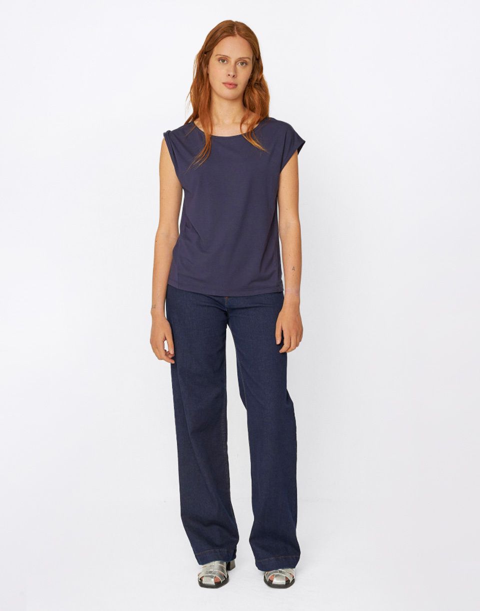 SKFK Zur-4 T-Shirt Navy Violet