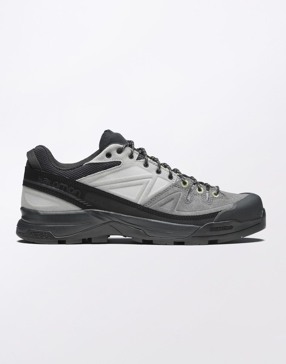 Salomon X-Alp Leather Black/Castlerock/Citron