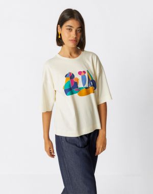 SKFK Lariz GOTS T-Shirt Cream