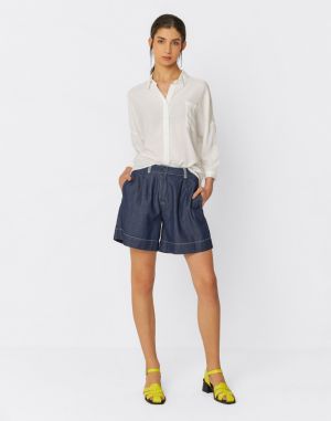 SKFK Naroa GOTS Short Raw Denim