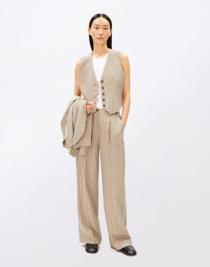 Armedangels Numaali Check 2248 sand stone