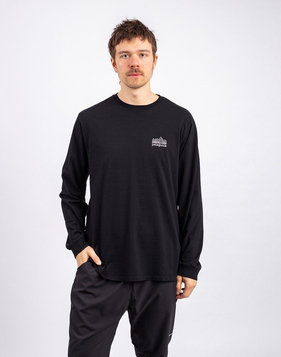 Patagonia L/S Strataspire Responsibili-Tee Black