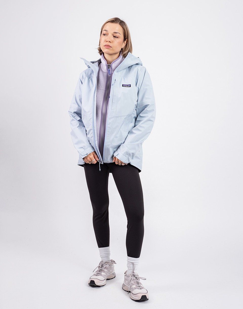 Patagonia W's Boulder Fork Rain Jacket Fleck Blue