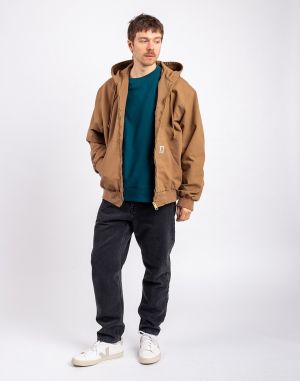 Carhartt WIP OG Active Jacket Hamilton Brown rinsed