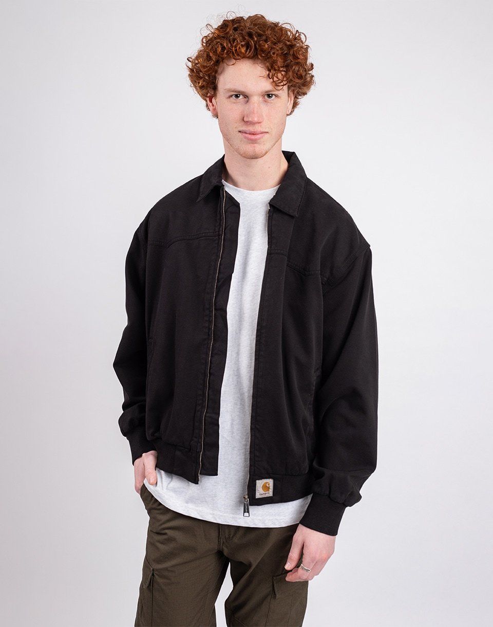 Carhartt WIP OG Santa Fe Jacket Black garment dyed