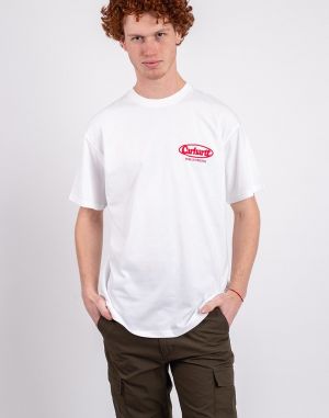 Carhartt WIP S/S Logo T-Shirt White