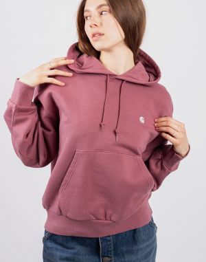 Carhartt WIP W' Hooded Casey Sweatshirt Dusky Pink/Silver