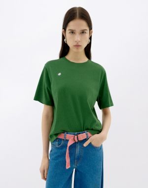 Thinking MU Solsol Lucia Green T-Shirt DILL
