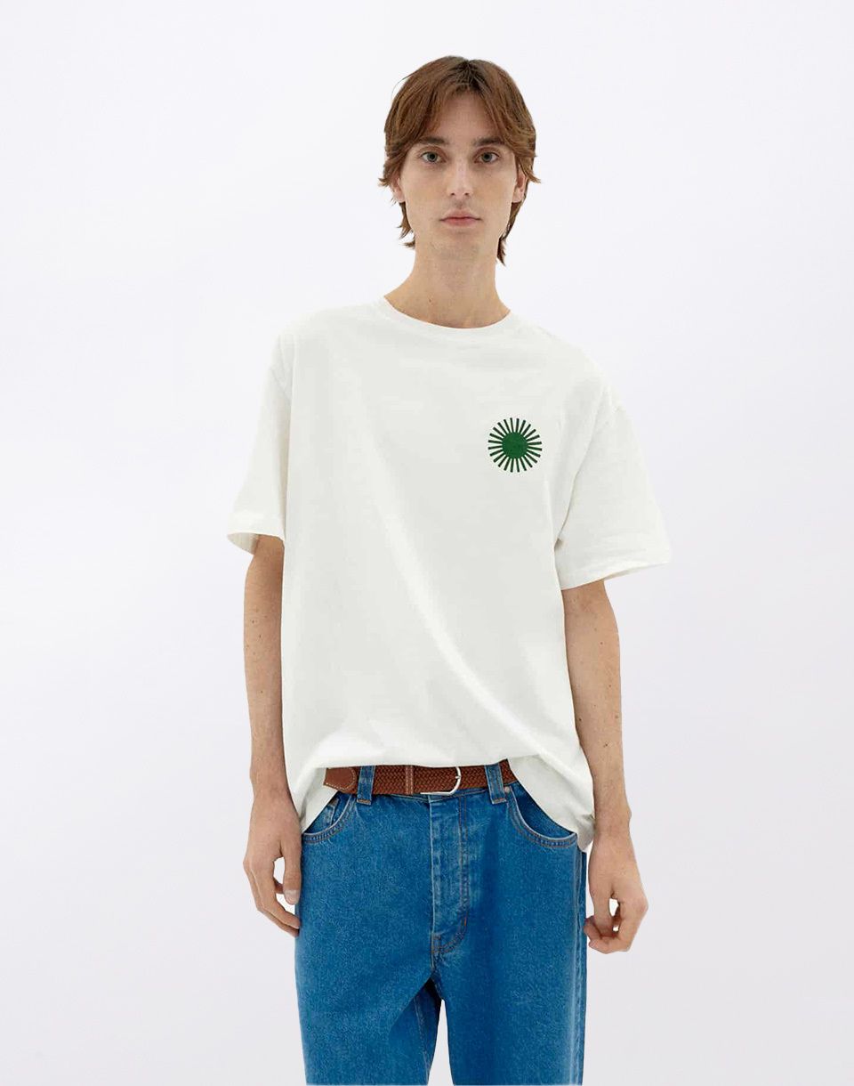 Thinking MU White T-Shirt Sun Type Aaron WHITE