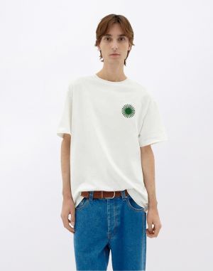 Thinking MU White T-Shirt Sun Type Aaron WHITE