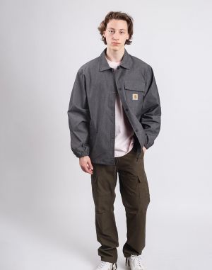 Carhartt WIP Blake Coach Jacket Black rinsed