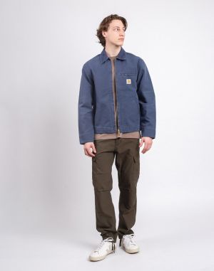 Carhartt WIP Detroit Jacket Dusky Blue/Dusky Blue stone canvas