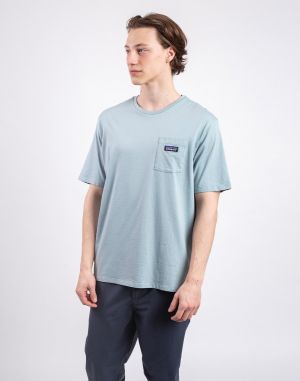 Patagonia M's Daily Pocket Tee Thermal Blue