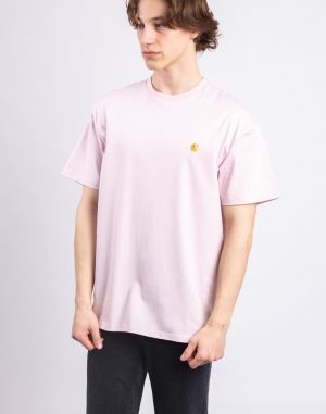 Carhartt WIP S/S Chase T-Shirt Air Pink/Gold