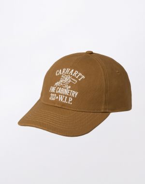 Carhartt WIP Cabinetry Cap Hamilton Brown/Wax