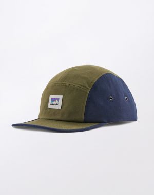 Patagonia Graphic Maclure Hat Shop Sticker: Tent Green