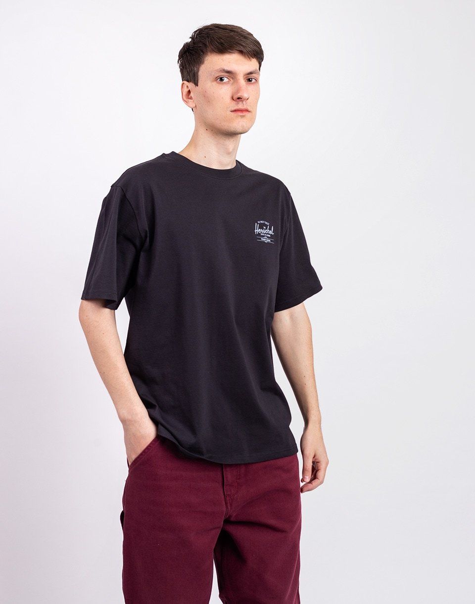 Herschel Supply Basic Tee Men's Black/White