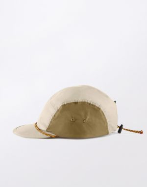 Klättermusen Runa Five Panel Cap Putty Grey - Olive
