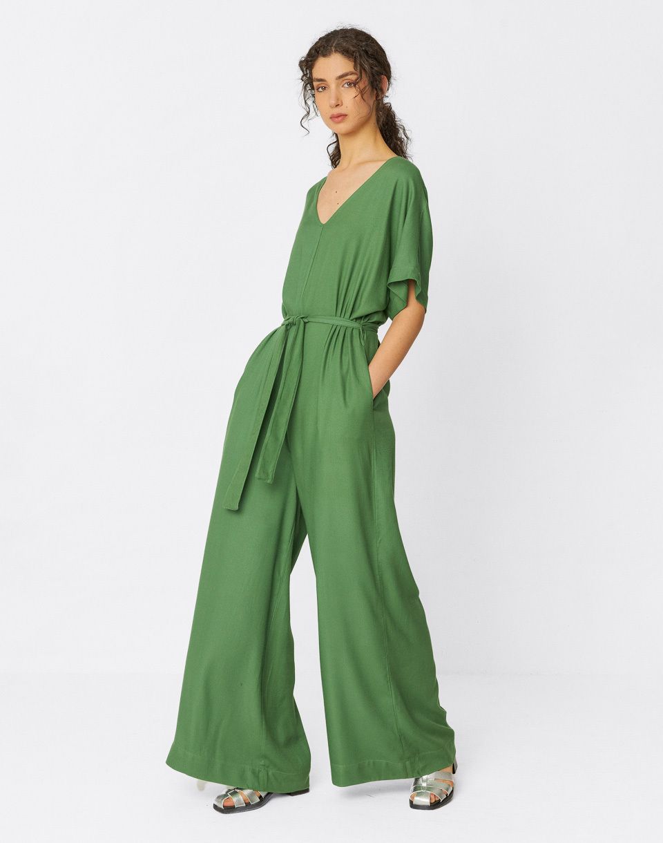 SKFK Kaie Jumpsuit G5 Basil Green