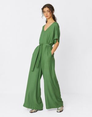 SKFK Kaie Jumpsuit G5 Basil Green