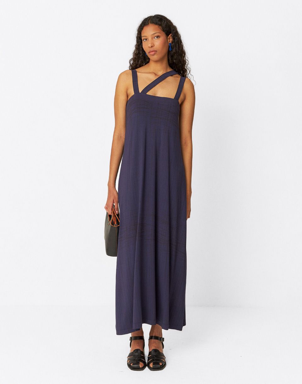 SKFK Odele Dress B8 Navy Violet