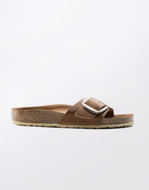 Birkenstock Madrid Big Buckle Cognac