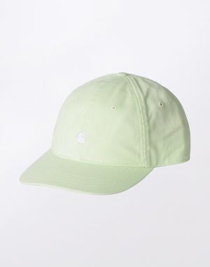 Carhartt WIP Madison Logo Cap Air Green/White