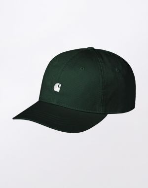 Carhartt WIP Madison Logo Cap Conifer/White