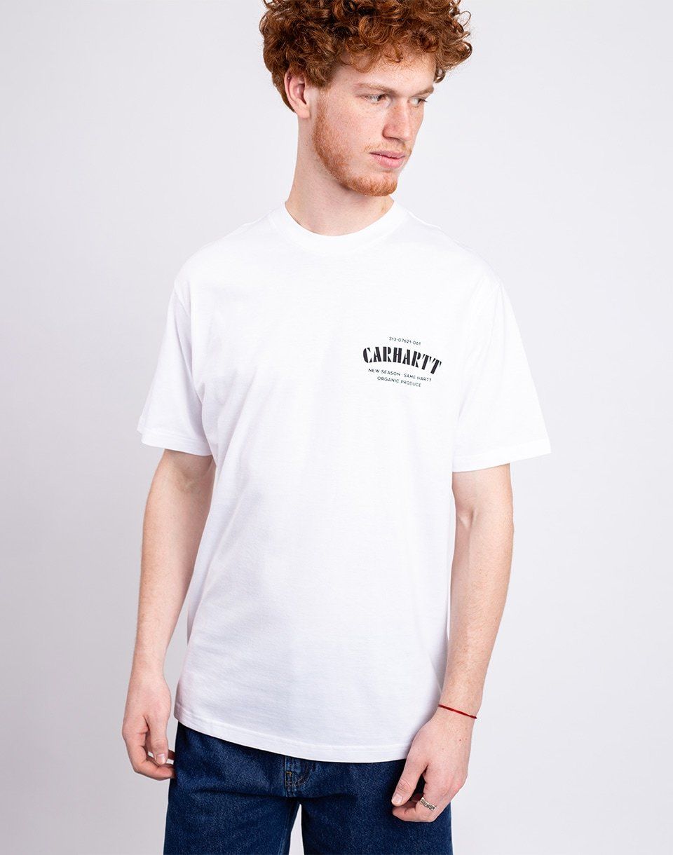 Carhartt WIP S/S Catalogue C Logo T-Shirt White