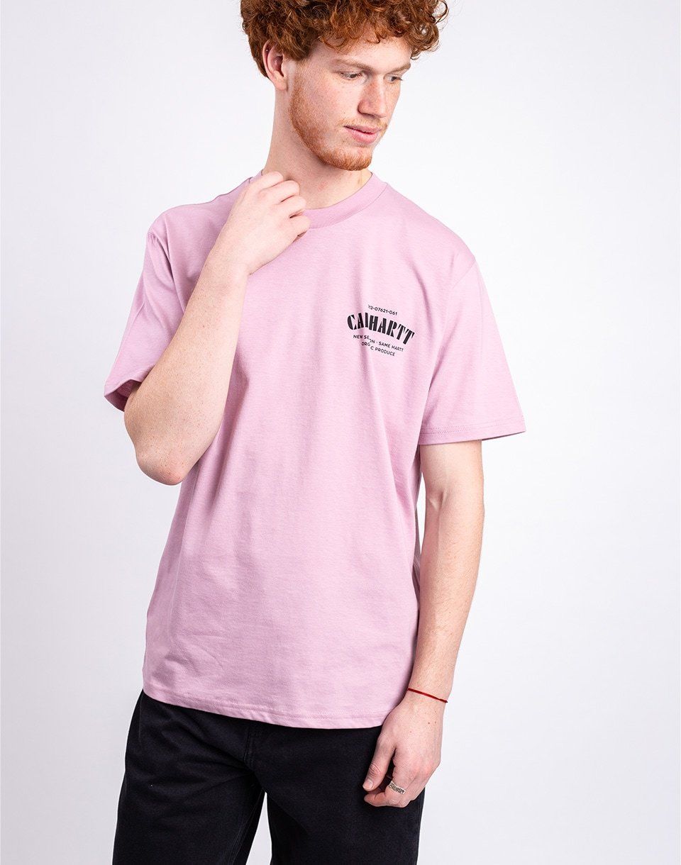 Carhartt WIP S/S Catalogue C Logo T-Shirt Hortensia