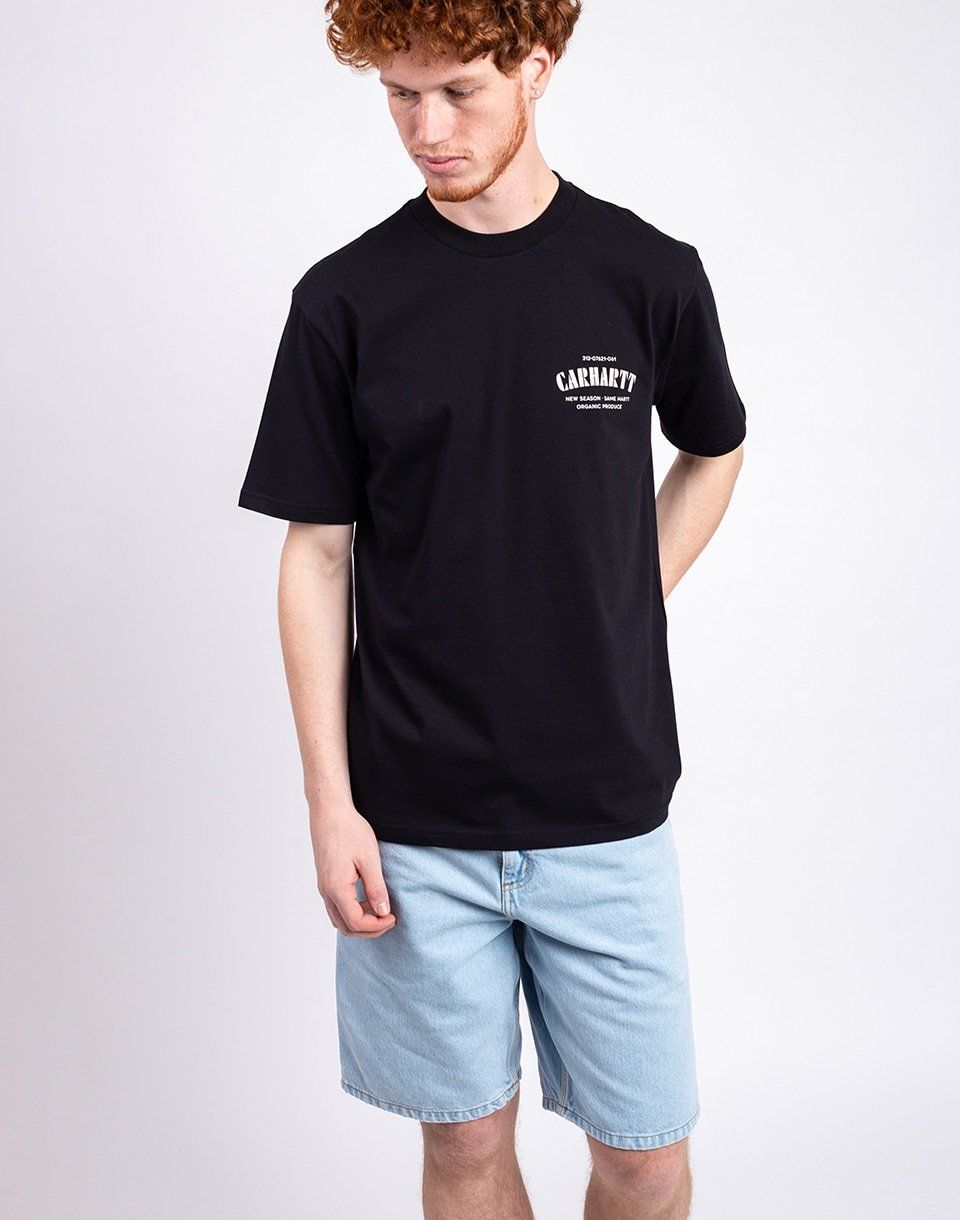 Carhartt WIP S/S Catalogue C Logo T-Shirt Black