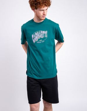 Carhartt WIP S/S Hot Script T-Shirt Rainforest