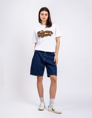 Carhartt WIP W' Brandon Short Blue stone washed