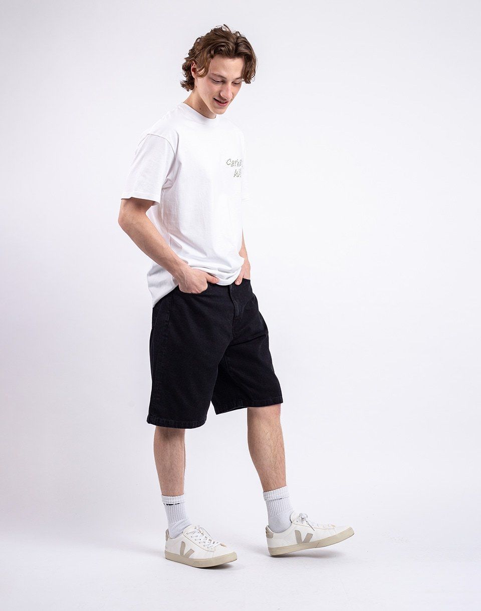 Carhartt WIP Landon Short Black stone washed