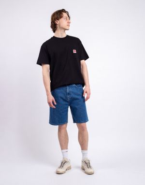 Carhartt WIP Nolan Short Blue heavy stone wash