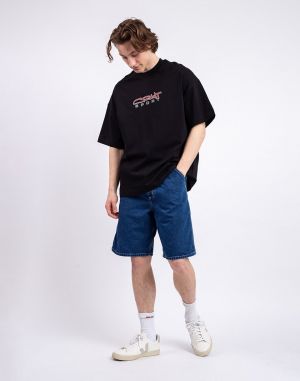 Carhartt WIP Simple Short Blue stone washed