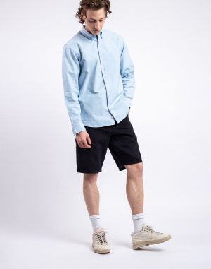 Carhartt WIP Single Knee Short Black stone washed
