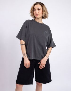 Carhartt WIP W' S/S Nelson T-Shirt Graphite garment dyed