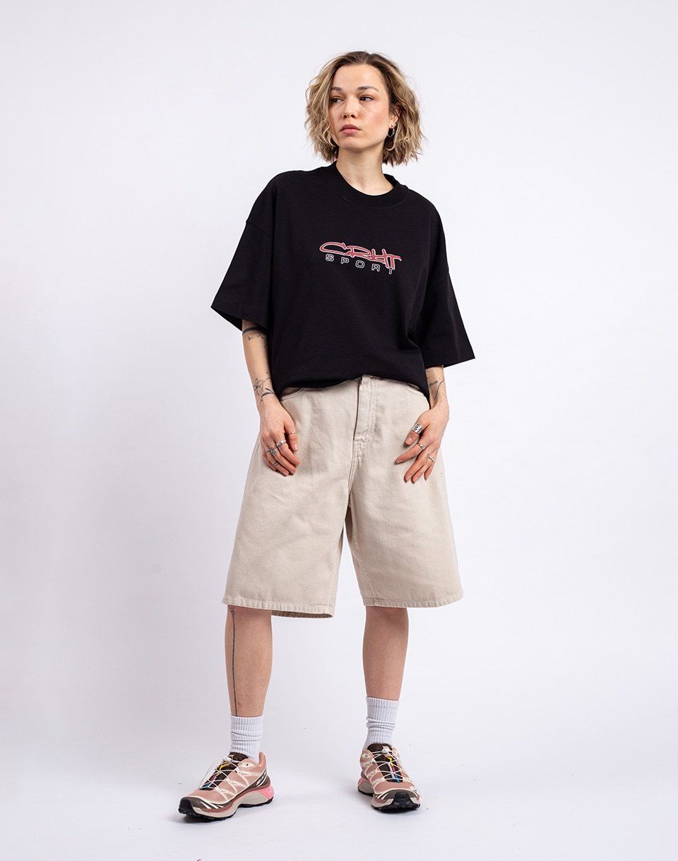Carhartt WIP W' Brandon Short Fleur De Sel stone dyed