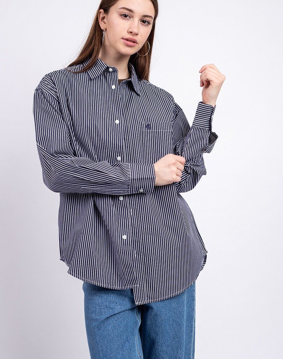 Carhartt WIP W' L/S Arvin Shirt Arvin Stripe, Space/Space