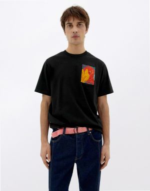 Thinking MU Abstract Zach T-shirt BLACK