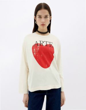 Thinking MU Art & Love Emily T-Shirt WHITE