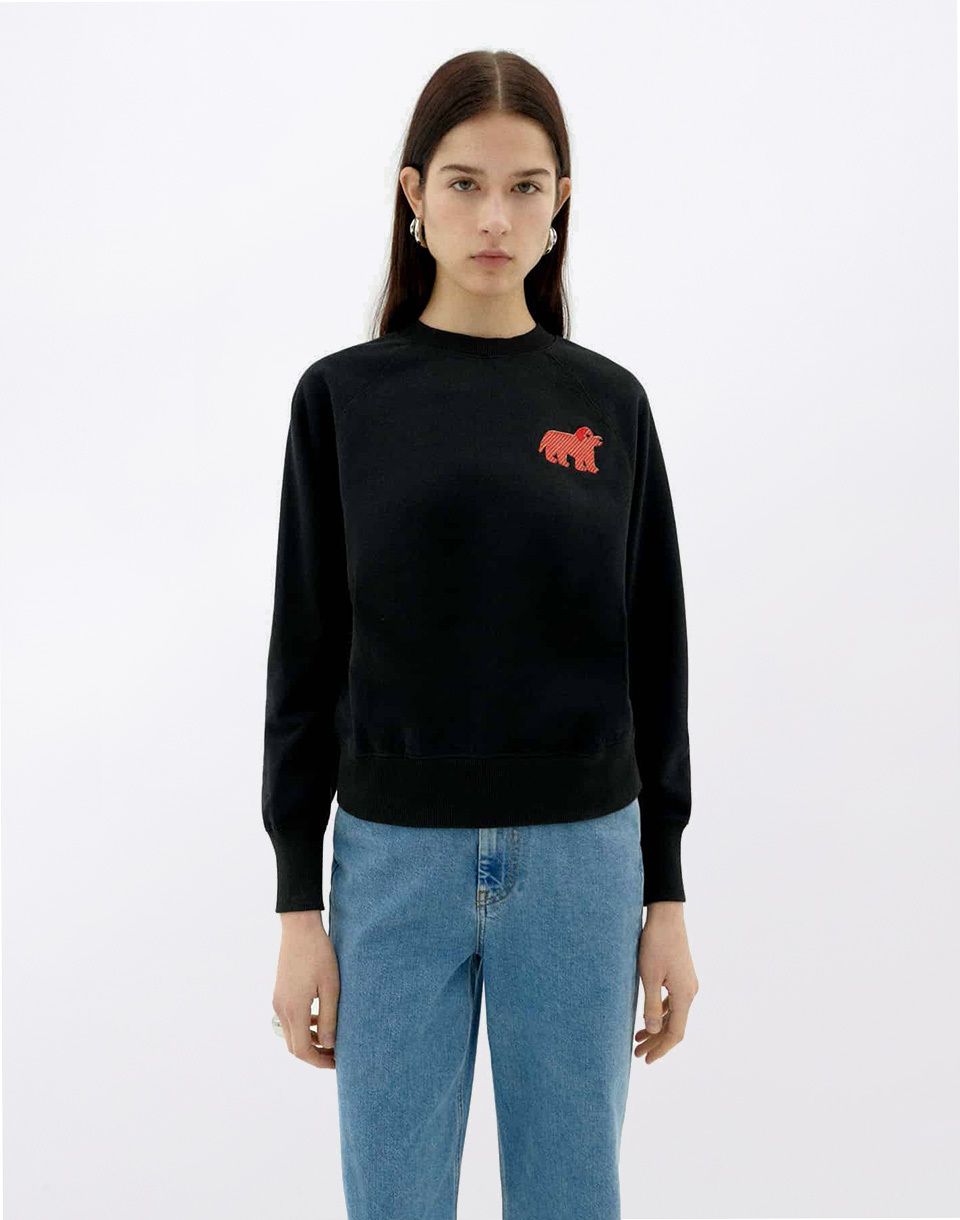 Thinking MU Doggy Bonnie Sweatshirt BLACK