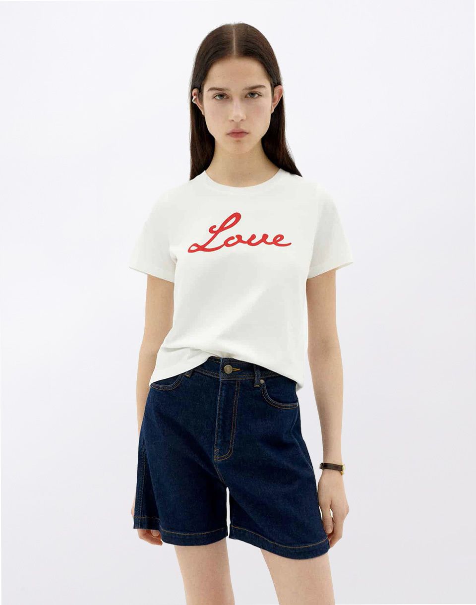 Thinking MU Love Ida T-Shirt WHITE