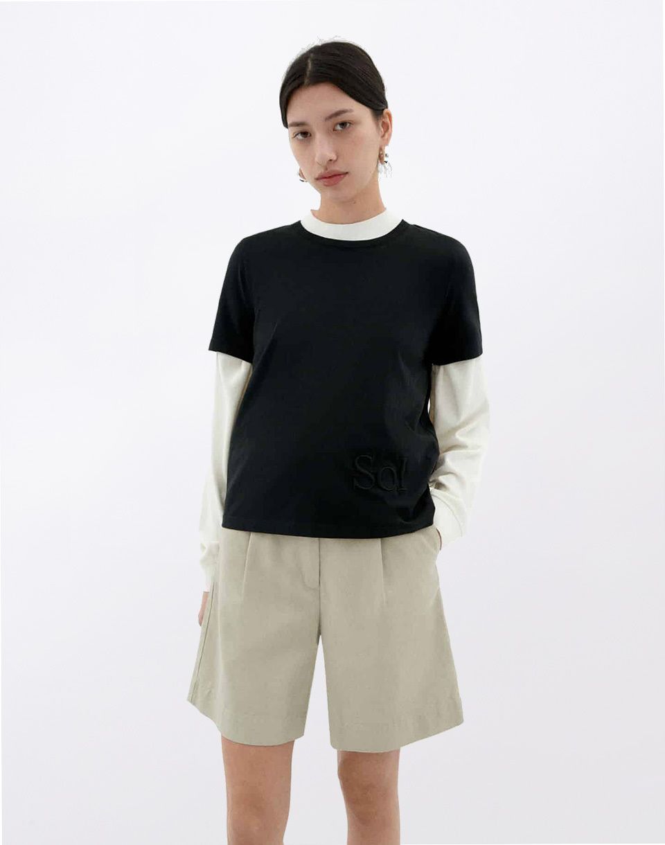 Thinking MU Sol Type Ida T-Shirt BLACK