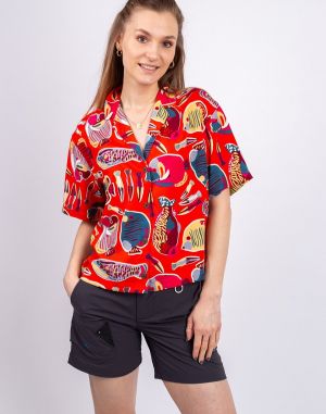 Patagonia W's Tidal Threads Shirt Wrasse: Pollinator Orange