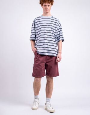Carhartt WIP Flint Short Dusky Pink garment dyed