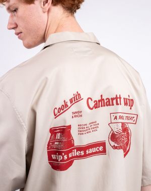 Carhartt WIP S/S Deli Shirt Fleu De Sel/Desire