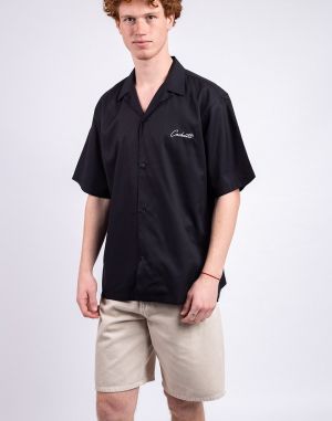 Carhartt WIP S/S Delray Shirt Black/White